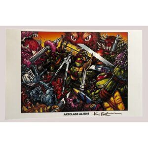 Teenage Mutant Ninja Turtles TMNT Signed Art Print 11x17 Kevin Eastman